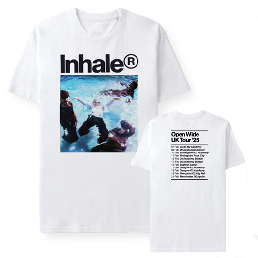 Open Wide UK Tour '25 T-Shirt White