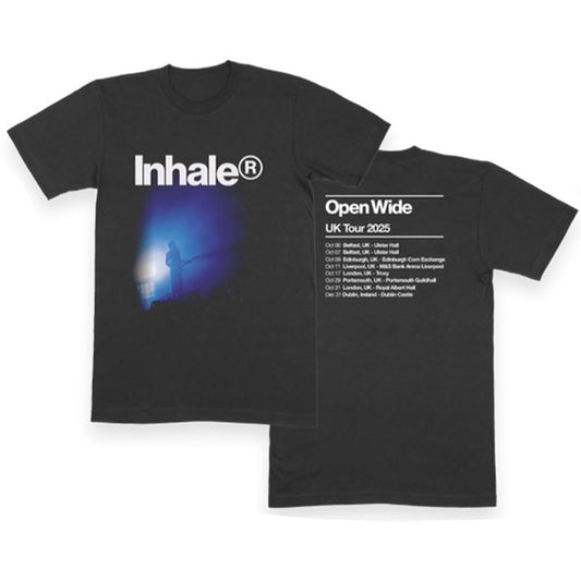 Open Wide 2025 UK Tour Shirt Black