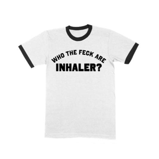 Feck White Ringer T-Shirt