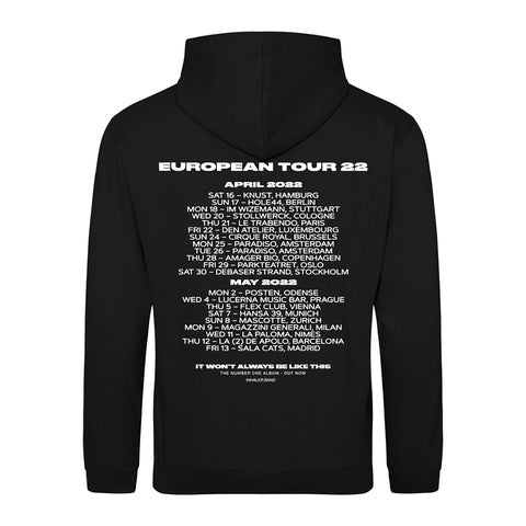 Europe 2022 Tour Hood Black